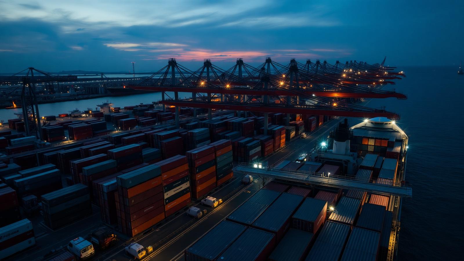 Export shipping port
